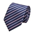 thumbnail image 1 of Fancifize Men's Solid Color Ties Necktie for Business and Wedding Stripe Ties Pattern Formal Designer Neckties, 1 of 4