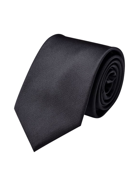 Men's Tie Classic Woven Ties Solid Color Formal Business Wedding Neckties