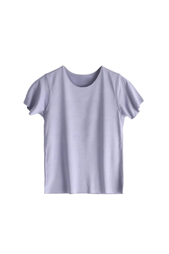 Dry Fit Tshirts for Boys Girls Workout Crewneck Short Sleeve Solid Color Tees Kids Summer Casual Tops