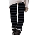 thumbnail image 1 of Fancifize Girl's Striped Pants Causal High Waist Tummy Control Tights Pant Quick Dry Running Workout Outfits Halloween Costume Clothes, 1 of 5