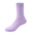 thumbnail image 1 of Fancifize Girls Boys Cotton Socks Kids Soft Strentch Bereathable Baisc Solid Color Ribbed Mid Socks 1-12 Years, 1 of 6