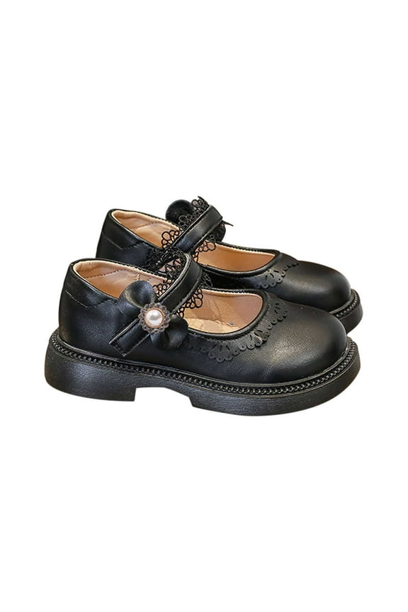 Girls' Soft Sole Mary Janes - Classic Patent Leather Shoes Comfortable School & Dressy Occasion Flats Shoes