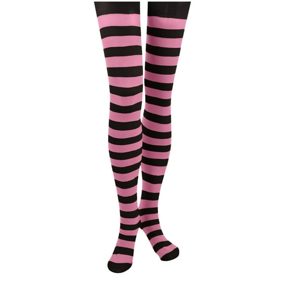 Fancifize Girls Tights Cute Striped Knit Cotton Seamless Dance Leggings Casual Comfortable Holiday Socks for Kids 6-8 Years