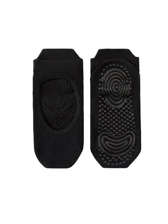 Grip Pilates Socks for Women, Yoga Barre Sock with Soft Soles, Ballet Dance Workout Pull-On Socks