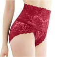 thumbnail image 1 of Fancifize High Waisted Underwear for Women Plus Size Briefs Breathable Lace Panties Womens Cheeky Seamless Underwear, 1 of 3