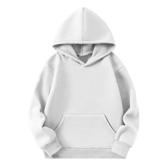 Fancifize Hoodies for Kids Oversized Soft Fleece Sweatshirts Long Sleeve Pullover Top Casual Loose Fall Clothes for Girls Boys