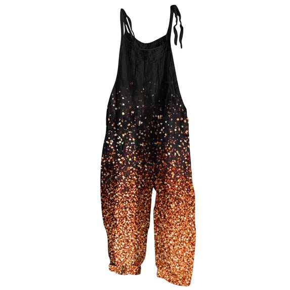 Fancifize Kids Girls Sleeveless Overalls Pants Casual Loose Straight Leg Jumpsuits Teens Printed Tie Dye Rompers 5-16 Years