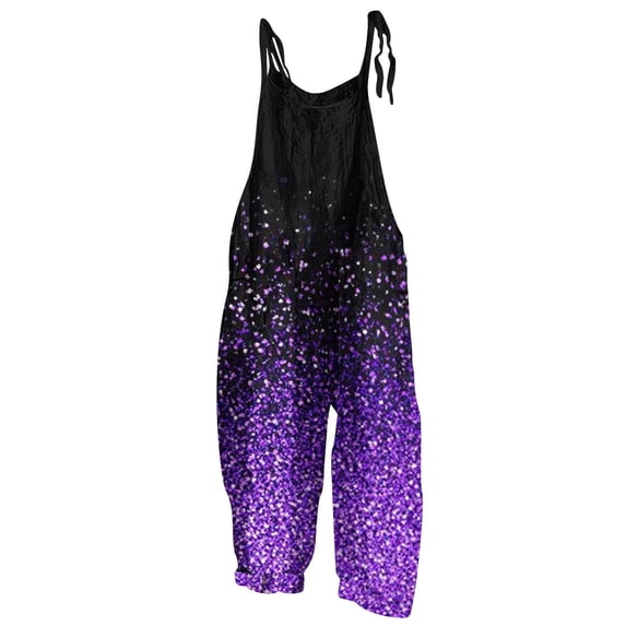 Fancifize Kids Girls Sleeveless Overalls Pants Casual Loose Straight Leg Jumpsuits Teens Printed Tie Dye Rompers 5-16 Years