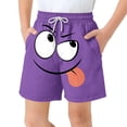 thumbnail image 1 of Fancifize Kids Swim Trunks Drawstring High Waisted Quick Dry Shorts Summer Cute Printed Shorts Comfy Beach Outfits with Pockets for Girls Boys, 1 of 5