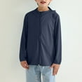 thumbnail image 1 of Fancifize Kids UPF 50+ Athletic Sun Protection Jacket Boys Girls Zip Up Hoodie Cooling Shirt Running Outdoor Hoodie with Pockets Size 3-12Y, 1 of 5
