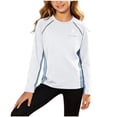 thumbnail image 1 of Fancifize Kids UTF 50+ Sun Protection Shirts Teen Girls Long Sleeve Rash Guard Pullover Tops for Outdoor Athletic Size 4-16, 1 of 8
