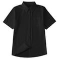 thumbnail image 1 of Fancifize Kids' Uniform Shirt (10-16Y) - Short Sleeve Button Down Shirt with Chest Pocket School Shirt, 1 of 3