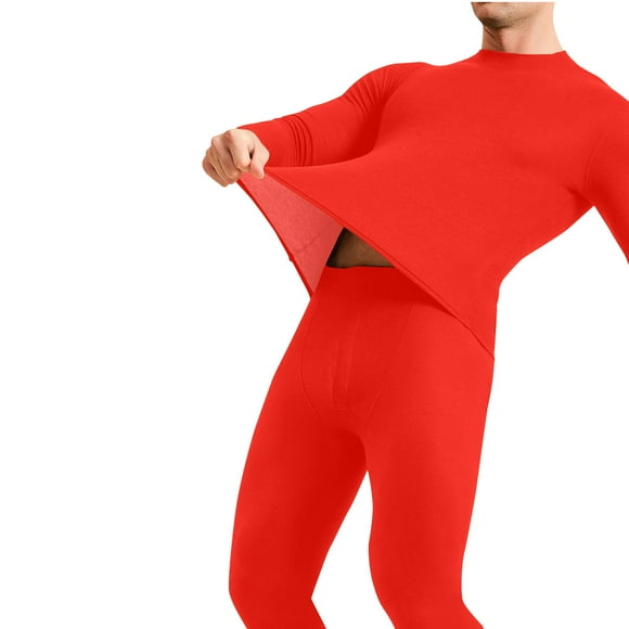 Fancifize Long Johns Thermal Underwear for Men Big and Tall Soft Base Layer Cold Weather Set Mens Lightweight Thermals Base Layer Top & Bottom Gifts