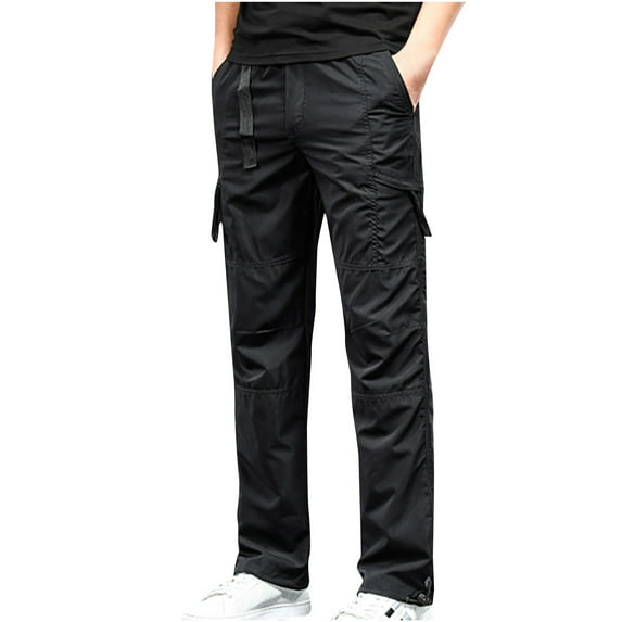 Fancifize Men's Hiking Cargo Pants Waterproof Quick Dry Lightweight Outdoor Tactical Pants Ripstop Travel Camping Fishing Pants with Multi Pocket