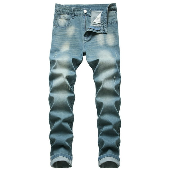 Fancifize Mens Slim Fit Jeans Skinny Stretch Denim Pants for Men Straight Fit Jean Pants
