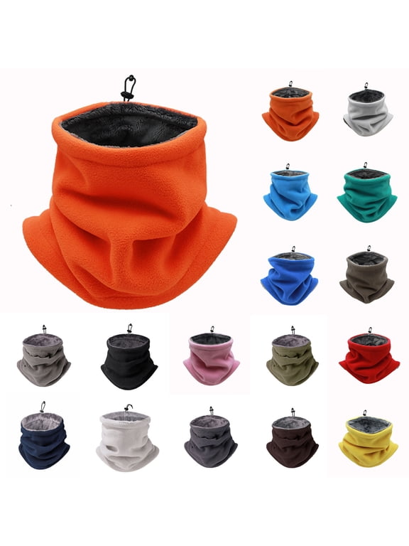 Neck Warmmer for Kids Boys Girls Fleece Neck Gaiter Winter Thermal Face Cover Ski Mask 6-13 Years