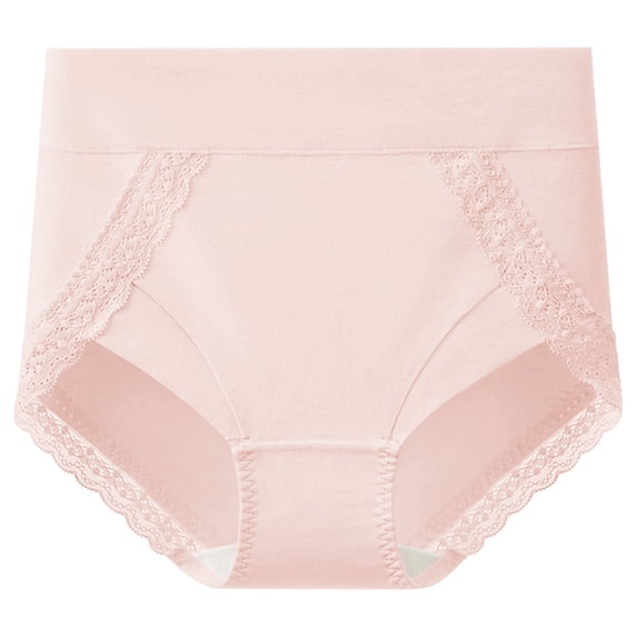 Fancifize Seamless Panties for Women High Waisted Cotton Panty Tummy Control Lace Briefs Comfortable Workout Underwear
