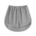 thumbnail image 1 of Fancifize Shirt Extender for Women Plus Size, Mini Shirt Extenders for Layering, Adjustable Fake Top Lower Sweep Skirt Half Length Underskirt, 1 of 2