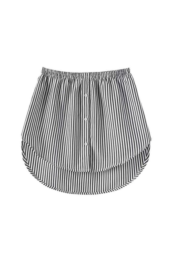 Shirt Extender for Women Plus Size, Mini Shirt Extenders for Layering, Adjustable Fake Top Lower Sweep Skirt Half Length Underskirt