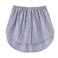 thumbnail image 1 of Fancifize Shirt Extender for Women Plus Size, Mini Shirt Extenders for Layering, Adjustable Fake Top Lower Sweep Skirt Half Length Underskirt, 1 of 2
