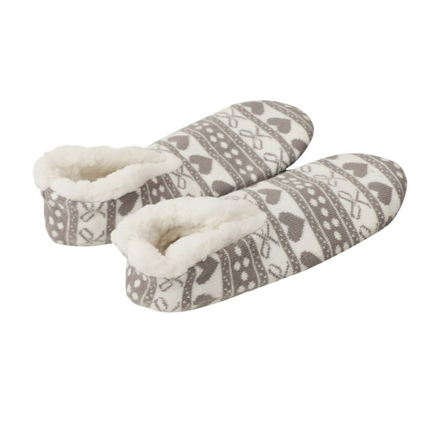 Fancifize Thick Warm Fuzzy Slippers for Women Indoor Fluffy Sherpa