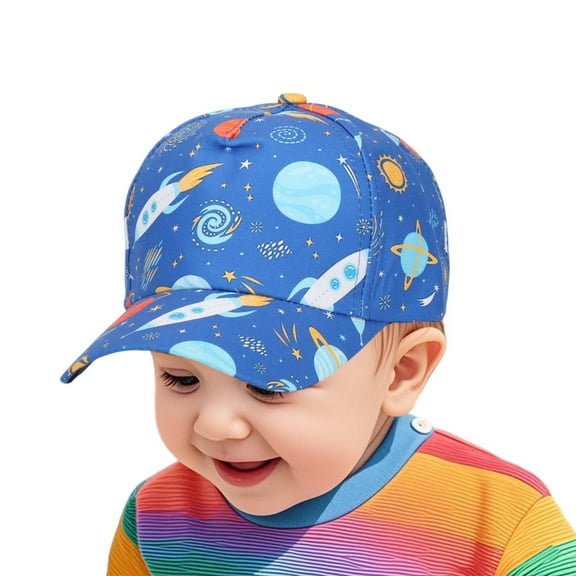 Fancifize Toddler Baby Baseball Cap (2-4Y) - Cute Printed Sun Hat with Curved Brim for Sun Protection