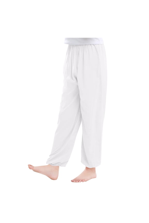 Unisex Mosquito-Repellent Pants (2-16Y) - Kids Lightweight Elastic Cuff Joggers with UPF 50+ Sun Protection