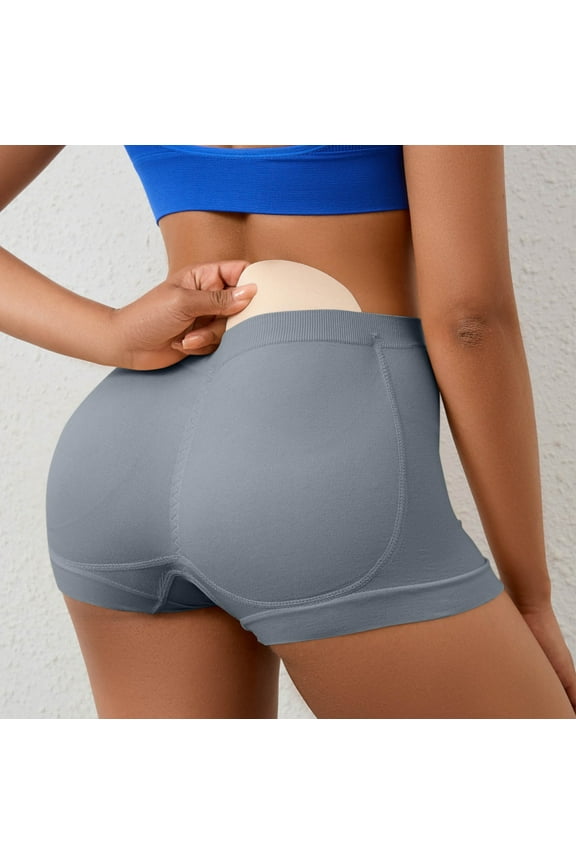 Women Butt Lifter Panties Padded Shapewear Hip Enhancer Pads Shorts Seamless Underwear Tummy Control Boyshorts for Women