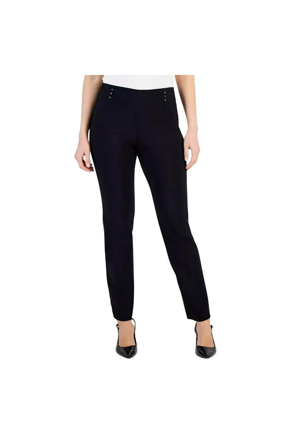 Women Stretch Skinny Dress Pants Pull On Work Office Leggings Trousers Womens Dress Pants High Waisted Slacks Casual Trousers