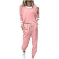 thumbnail image 1 of Fancifize Women's 2 Piece Sweatshirt Sets Casual Long Sleeve Tops Sweatpants Fashion Lounge Sets Outdoor Workout Tracksuits Sweatsuits, 1 of 5