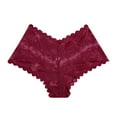 thumbnail image 1 of Fancifize Women's Lace Underwear Waist Breathable Cheeky Panties Underwear Lightweight Soft Briefs, 1 of 3