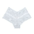 thumbnail image 1 of Fancifize Women's Lace Underwear Waist Breathable Cheeky Panties Underwear Lightweight Soft Briefs, 1 of 3