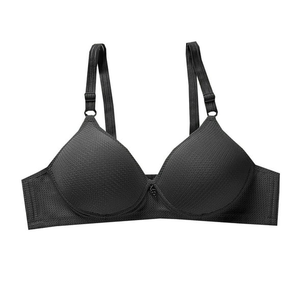 Fancifize Women's Padded Push Up Bra Wireless Full-Coverage Convertible Bras Breathable Everyday Comfortable Bras Lift Up Bra