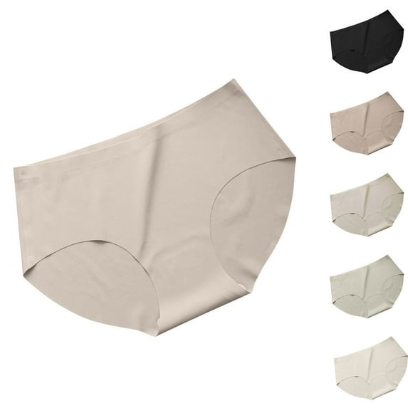 Fancifize Women’s Seamless Underwear No Show Bikini Briefs Soft Stretch Panties Invisibles Underwear for Women