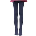 thumbnail image 1 of Fancifize Women's Solid Color Tights Soft Opaque Control High Waist Top Tights Microfiber Dress Pantyhose, 1 of 3