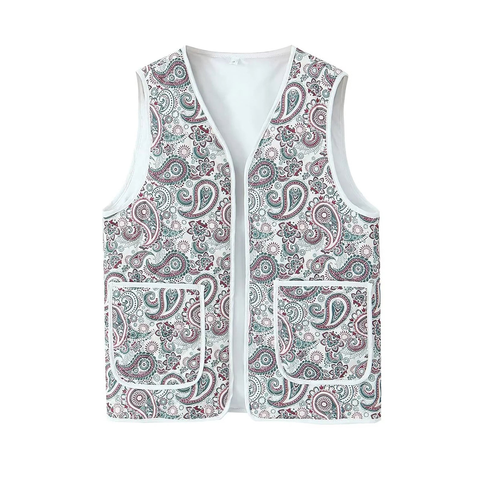 トップス VINTAGE LIKE JACQUARD OVER VEST VINTAGE LIKE JACQUARD OVER VEST