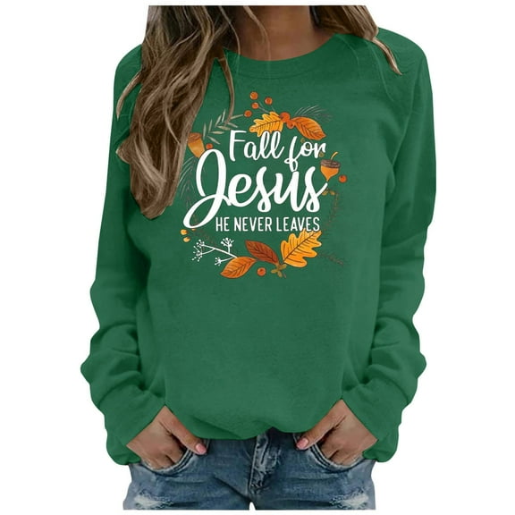 Fancifize Womens Fall Sweatshirt Long Sleeve Crew Neck Casual Top Pullover Fleece Shirt Cute Autumn Graphic Comfortable Clothes