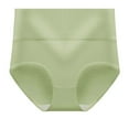 thumbnail image 1 of Fancifize Womens High Waisted Underwear Full Coverage Cotton Briefs Comfort Tummy Control Breathable Panties, 1 of 4