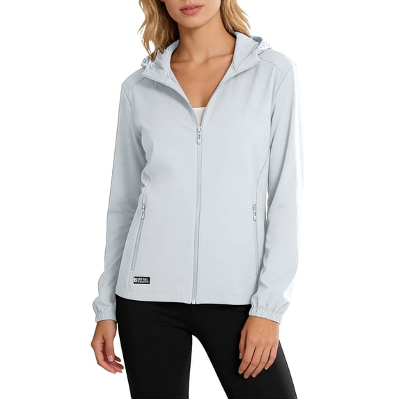 Fancifize Womens Lightweight Jackets Sun Protection Casual Jacket Long Sleeve Zip Up Breathable Outwear Spring Summer Clothes with Pockets