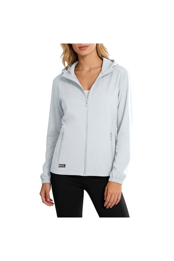 Womens Lightweight Jackets Sun Protection Casual Jacket Long Sleeve Zip Up Breathable Outwear Spring Summer Clothes with Pockets