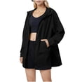 thumbnail image 1 of Fancifize Womens Lightweight Jackets Sun Protection Casual Jacket Long Sleeve Zip Up Breathable Outwear Spring Summer Clothes with Pockets, 1 of 6