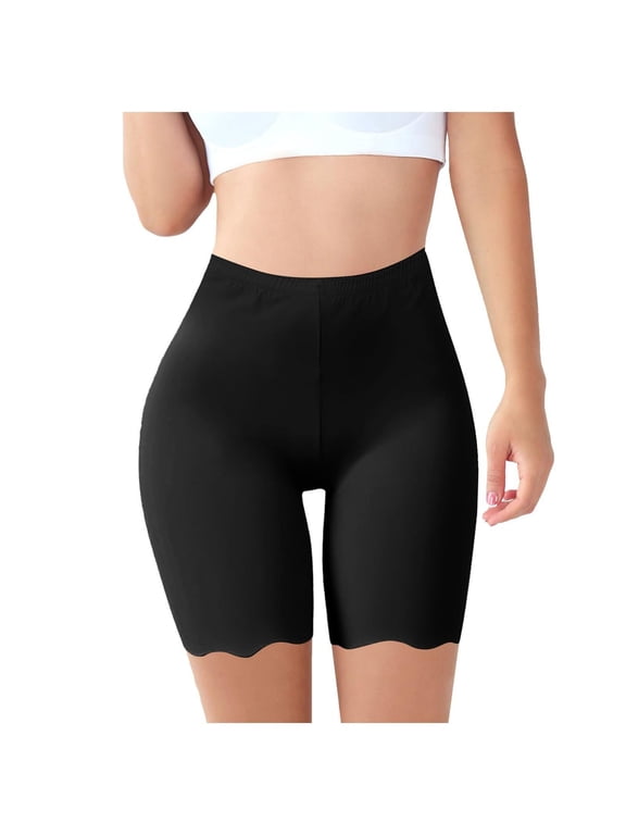 Womens Seamless Shaping Boyshorts Panties High Waisted Tummy Control Underwear Full Coverage Slimming Shapewear