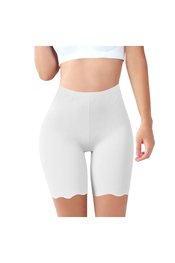 Womens Seamless Shaping Boyshorts Panties High Waisted Tummy Control Underwear Full Coverage Slimming Shapewear