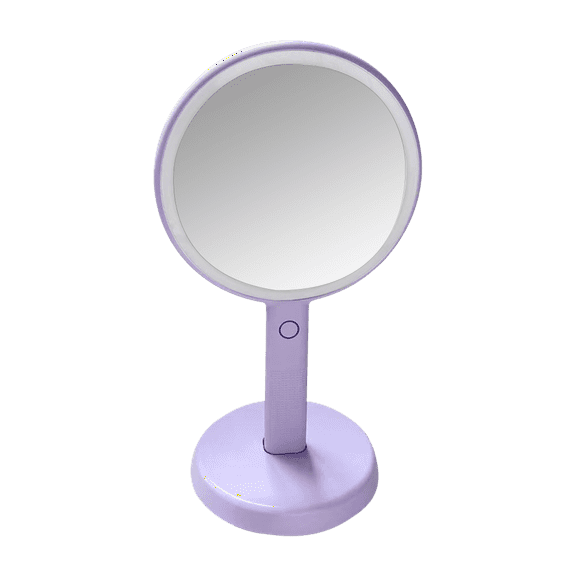 Fancii Cami 4-in-1 Rechargeable LED Vanity Mirror with Stand (Purple)