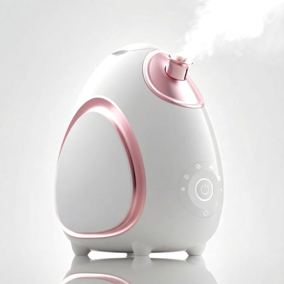 Fancii Nano Ionic Facial Steamer Hot & Cool with Aromatherapy and 6 Spa Settings  30 Min Steam Time - Professional Home Face Sauna for Moisturizing & Pore Cleansing, Rivo