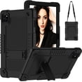 thumbnail image 1 of Fancing for Callsky-Tab Cpad 10 Tablet Case,Shockproof Kids Rugged with Kickstand Shoulder Strap Heavy Duty Hybrid Cover for Callsky-Tab Ctab 10 Tablet/for Callsky-Tab Cpad 10 10.1 inch(Black), 1 of 9