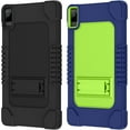 thumbnail image 1 of Fancing Case for TCL NXTPAPER 11 Tablet,Heavy Duty Hybrid Shockproof Case with Stand for TCL NXTPAPER 11 inch 9166G/9466X 2023 Android 13 Tablet,Kids Friendly Rugged Case Cover(Black+Green), 1 of 8