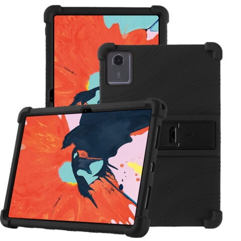 Gylint Lenovo Tab M11 11 Inch 2024 TB330FU /Lenovo Xiaoxin Pad 2024 TB331FC Case With Screen Protector, Hand Strap, Shoulder Strap, Rotating Stand
