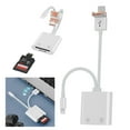 Fancing Memory Card Reader,2 in1 USB 3.0 and USBC Lightning to SD