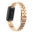 thumbnail image 1 of Fancing Metal Bands Compatible with Fitbit Luxe Band Stainless Steel Metal Band Replacement Wristband Women's Men's Watch Accessories for Fitbit Luxe(Gold), 1 of 6